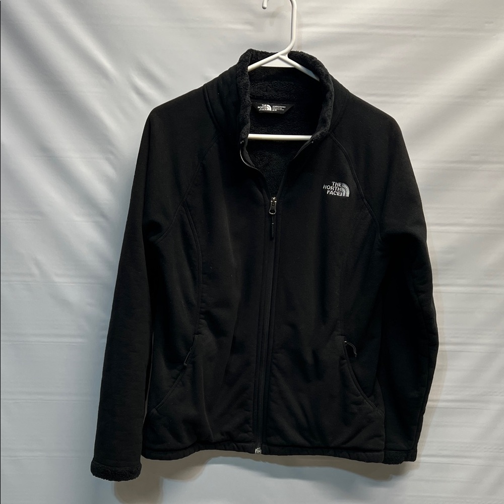 The North Face Women’s Black Fleece Zip Jacket M/M Soft Warm